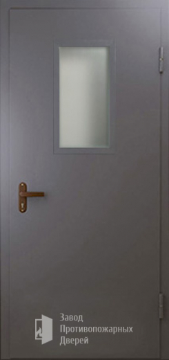 Фото двери «Техническая дверь №4 однопольная со стеклопакетом» в Дедовску