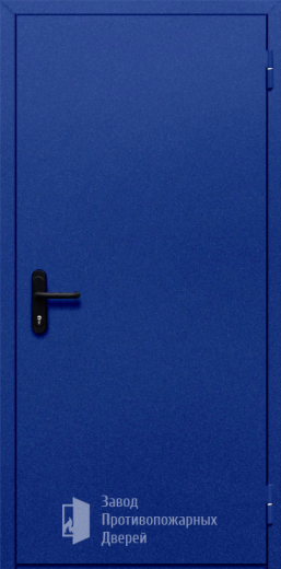 Фото двери «Однопольная глухая (синяя)» в Дедовску
