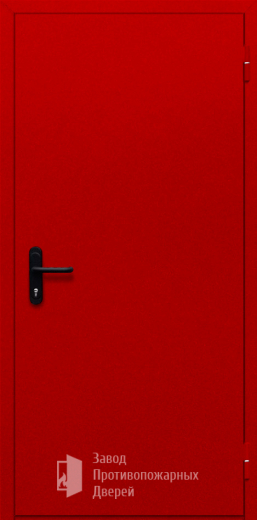 Фото двери «Однопольная глухая (красная)» в Дедовску