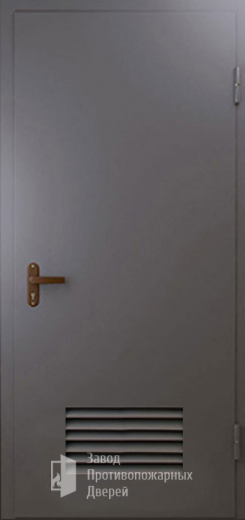 Фото двери «Техническая дверь №3 однопольная с вентиляционной решеткой» в Дедовску