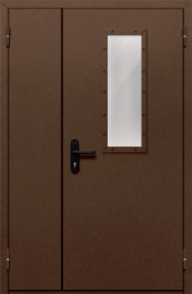 Фото двери «Полуторная со стеклом №28» в Дедовску