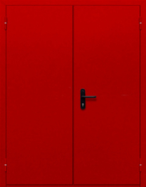 Фото двери «Двупольная глухая (красная)» в Дедовску